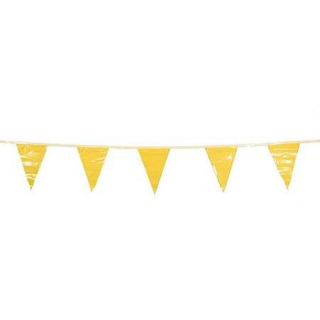 Cortina Safety Products PENNANT VINYL 100FT YELLOW 03-405