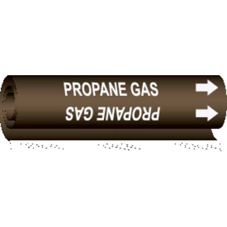 Brady Pipe Marker, Propane Gas, 5846-I 5846-I