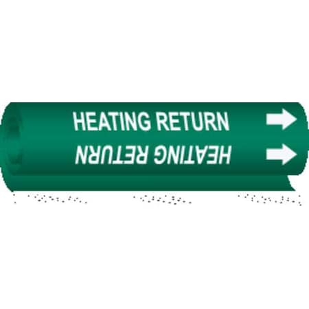 Brady Pipe Marker, Heating Return, 5823-II 5823-II