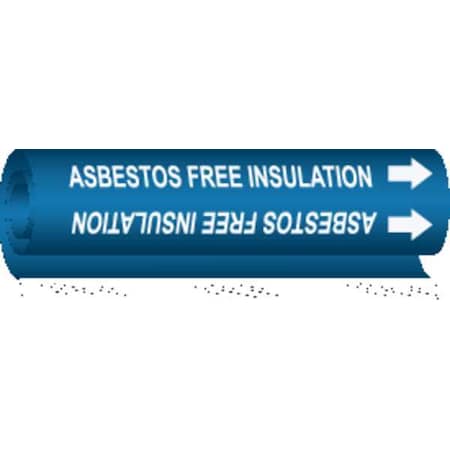 Brady Pipe Marker, Asbestos Free Insulation, 5632-II 5632-II