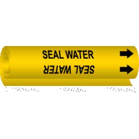 Brady Pipe Marker, Seal Water, 5757-II 5757-II