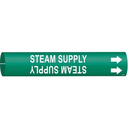 Brady Pipe Marker, Steam Supply, 4366-D 4366-D