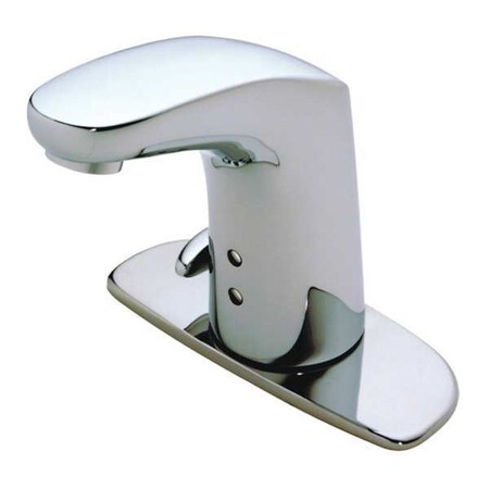 SYMMONS Sensor 4" Mount, 3 Hole Mid Arc Bathroom Faucet, Chrome plated S-6080