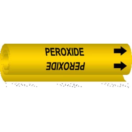 Brady Pipe Marker, Peroxide, 5737-O 5737-O