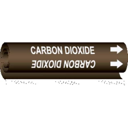 Brady Pipe Marker, Carbon Dioxide, 5805-O 5805-O