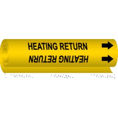 Brady Pipe Marker, Heating Return, 5700-I 5700-I