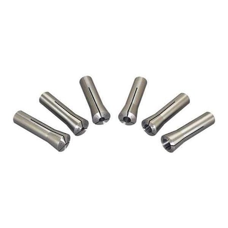 Jet 6-Piece R-8 Collet Set 1/8 650132
