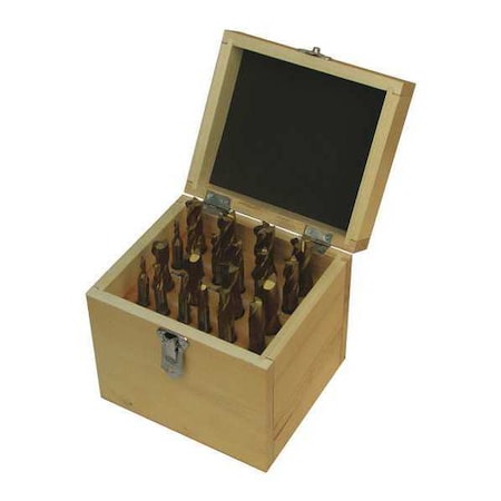 Jet 20-Piece Tin Coated Double End Mill Set 650210