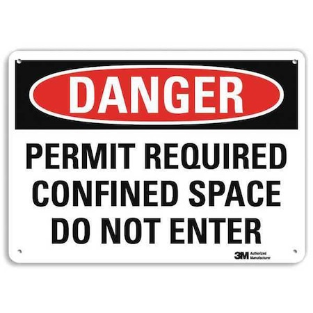 Lyle Danger Sign, 10" W, 7" H, 0.040" Thickness, U1-1009-NA_10x7 U1-1009-NA_10x7