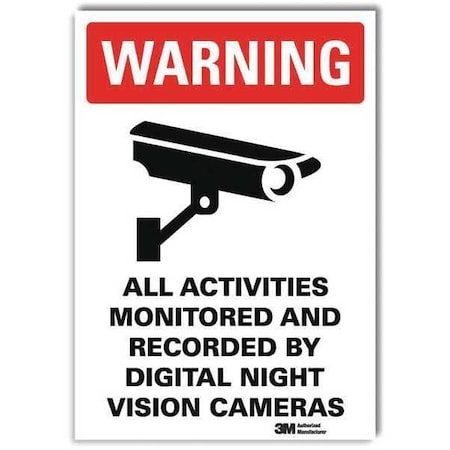 Lyle Warning Sign, 14 in Height, 10 in Width, Reflective Sheeting, Vertical Rectangle, English U1-1055-RD_10X14