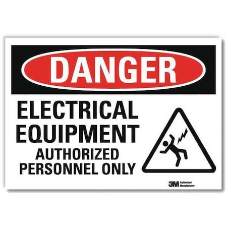 Lyle Danger Sign, 10 x 14 In. U1-1086-RD_14X10