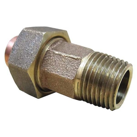 Zoro Select 3/4" NOM C x 3/4" MNPT Copper Union 24W565