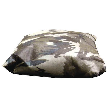 Oil-Dri Sorbent Pillow, 10 gal Vol Absorbed per Pkg, 18 in x 18 in, Universal, Camouflage, 10 PK L90823