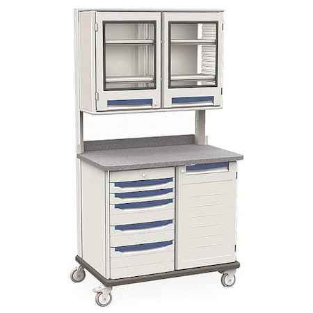 Metro Mobile Work Center, H 81-1/2 x W 43-3/8 SXRDENT2