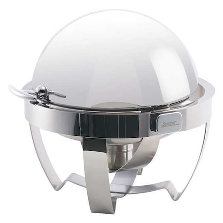 Spring Usa Round Roll-Top Chafer, 13-3/4 x18-3/8 In 2510-6/35