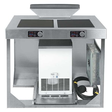 Spring Usa Built-In Ind Cooking Station, 8500W/208V ICB348-26-Gray