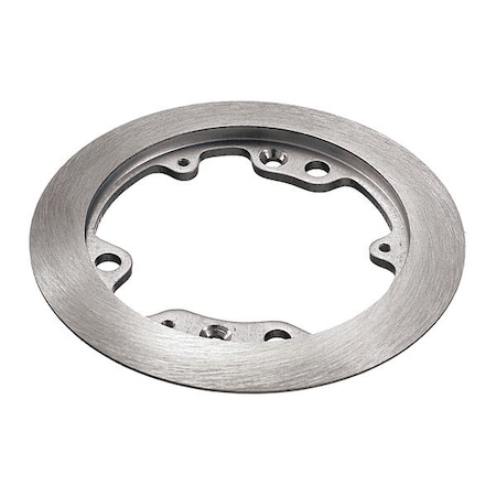Hubbell Wiring Device-Kellems Electrical Box Cover, 1 Gang, Round, Aluminum SA3082