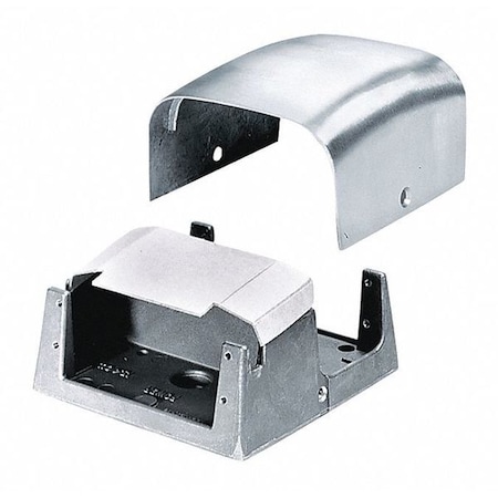 Hubbell Wiring Device-Kellems 2-Gang Pedestal Service Fittin FR80AL