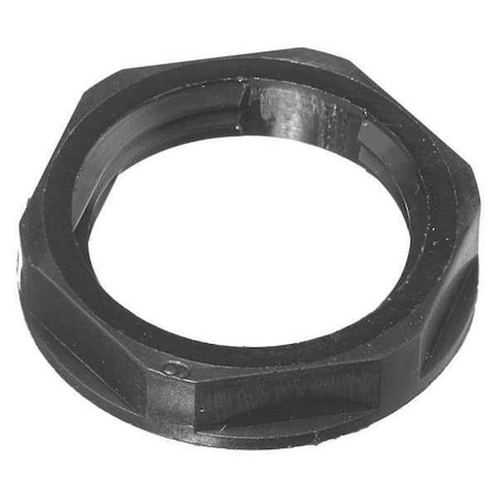 Hubbell Wiring Device-Kellems Conduit Fitting Locknut, 1/4", Black 31622001LPK50