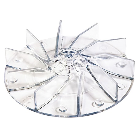 Sanitaire Fan 5/16 In Bore, Clear Plastic 12988SAN