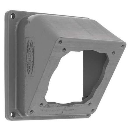 Hubbell Wiring Device-Kellems Pin & Sleeve Receptacle, 60/100 A, 3 Pole, NEMA Not Rated AA6010055