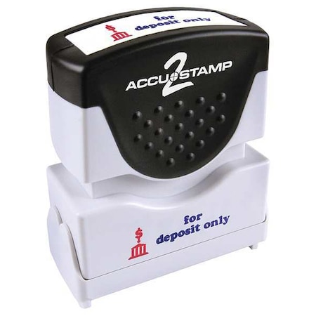 Cosco ACCU-STAMP 2 FOR DEPOSIT ONLY 2 Clr 038924