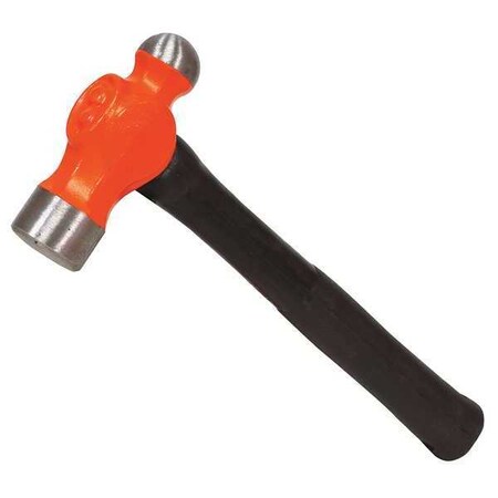 Westward 32 oz. Ball Peen Hammer, 14" Steel Handle 24Z042