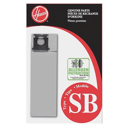 Hoover Vacuum Bag, 10 PK AH10170