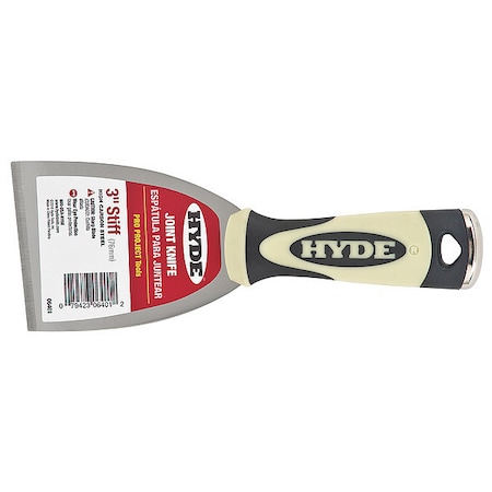 HYDE Scraper, Stiff, 3", Carbon Steel 06401