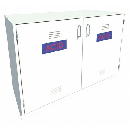 Ici Acid Cabinet, Steel, 35.1"H, 48"W GJTP188-48GG