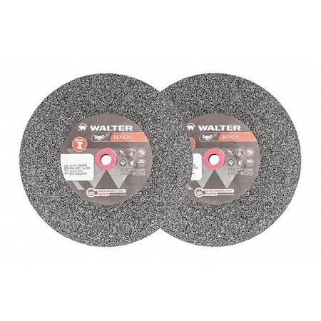 Walter Surface Technologies Grinding Wheel, T1 8"x1-1/4x1" 24g Coarse 12E553