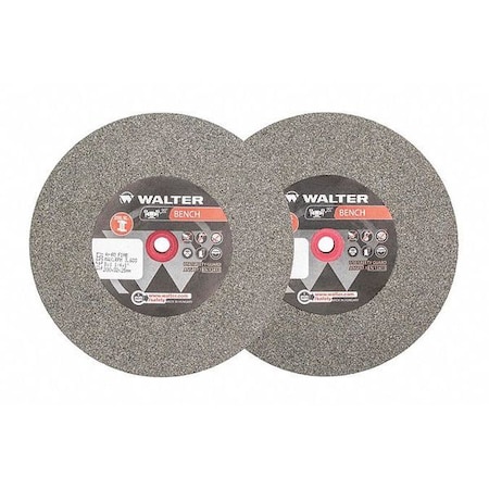 Walter Surface Technologies Grinding Wheel, T1 8"x1-1/4"x1" 60g Fine 12E557