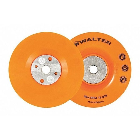 Walter Surface Technologies Backing Pads, 4" X M10x125 15D030