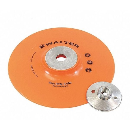 Walter Surface Technologies Backing Pads, 7" X 5/8-11" 15D027