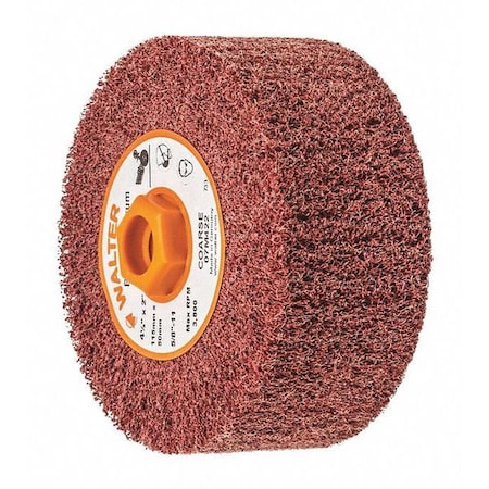 Walter Surface Technologies Finishing Drum, 4-1/2"x2", Coarse 07M422