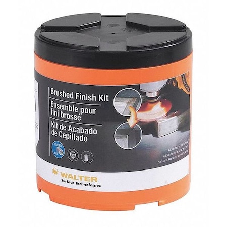 Walter Surface Technologies Brushed #4, Finish Kit, Flat Surfaces 07E410