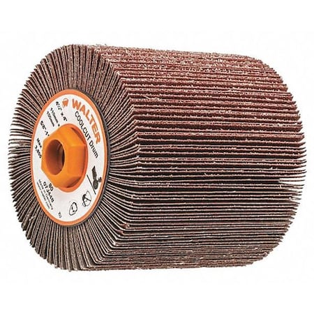 Walter Surface Technologies Finishing Flap Drum, 4.5"x4" 80GR 07J448