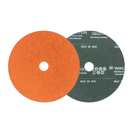 WALTER SURFACE TECHNOLOGIES Sanding Disc, 5"x7/8" 36gr 0 15X503B