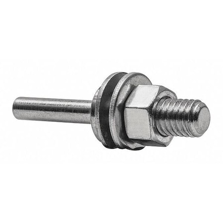 Walter Surface Technologies Flush Mandrel, 1/4" Shaft, 3/8" Arbor 11L008