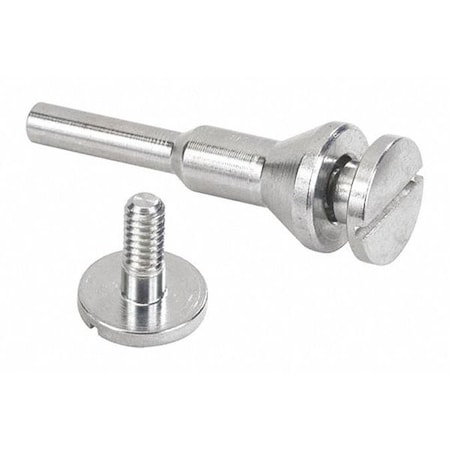 Walter Surface Technologies Flush Mandrel, 1/4" Shaft, 1/4+3/8 Arbor 11L007