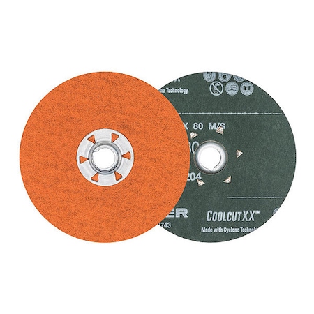 Walter Surface Technologies Sand Disc Spin-on, 4.5"x5/8-11" 80gr 15X478