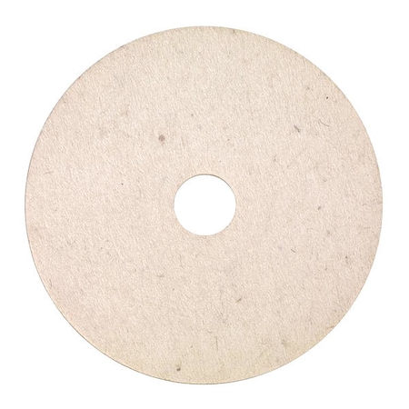 Walter Surface Technologies Finish Felt Wheel, High Density, 6", 6" Dia, Center Hole, High Density Merino, Felt Wheel Type 07T602