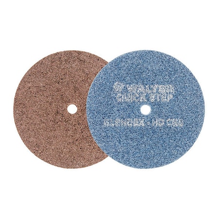Walter Surface Technologies Condiaitioning, Disc, 5", X-coarse, 5" Dia, Center Hole, Aluminum Oxide/Silicon Carbide 07R500