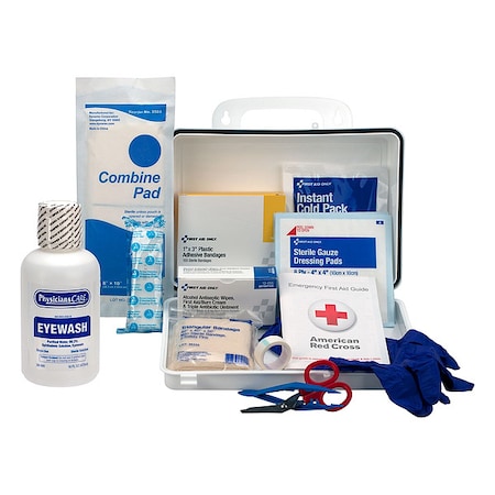 Physicianscare First Aid Kit and Housing, Plastic 160 Components, 25 People Served 24-500