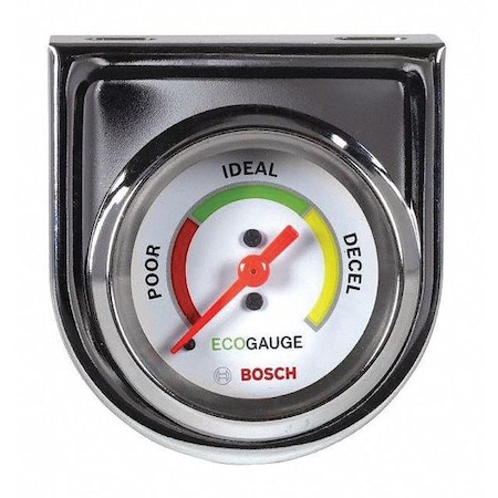 Bosch Economy Meter, Chrome/White, 2" SP0F000057