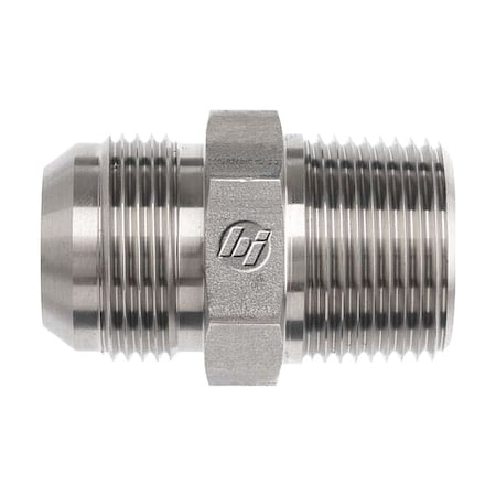 Brennan Industries Stainless Hydraulic Adapter, 1 in x 1 in 2404-16-16-SS