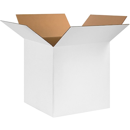 Shipping Carton,White,24" L,24" W,24" D (Pk-10)