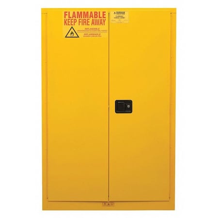 DURHAM MFG Flammable Safety Cabinet, Manual Door, 45 gal. 1045M-50