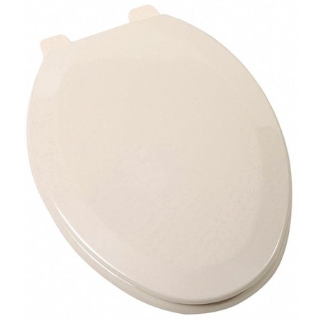 Jones Stephens Deluxe Molded Wood Seat, Bone, Elongated With Cover, Molded Wood, Elongated, Bone C014WD01