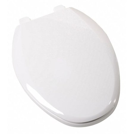 Jones Stephens Ez Close Plastic Seat, Wht, Elongtd With Cover, EZ Close Damper System, Elongated, White C1211S00